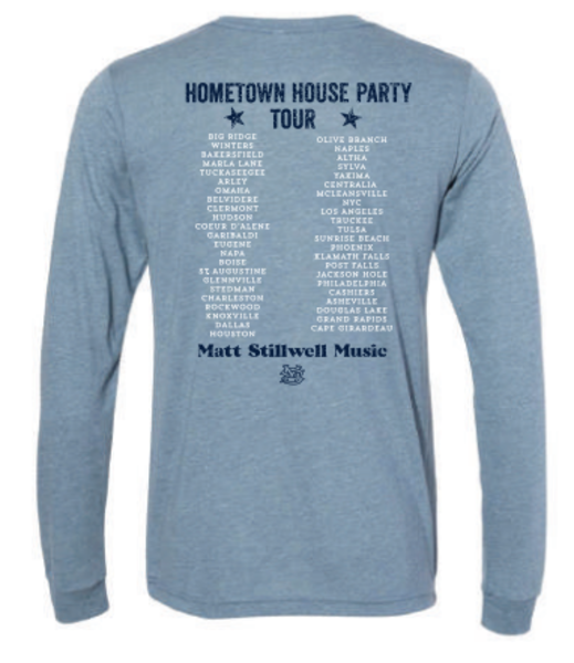 Hometown House Party Tour Long Sleeve T-Shirt