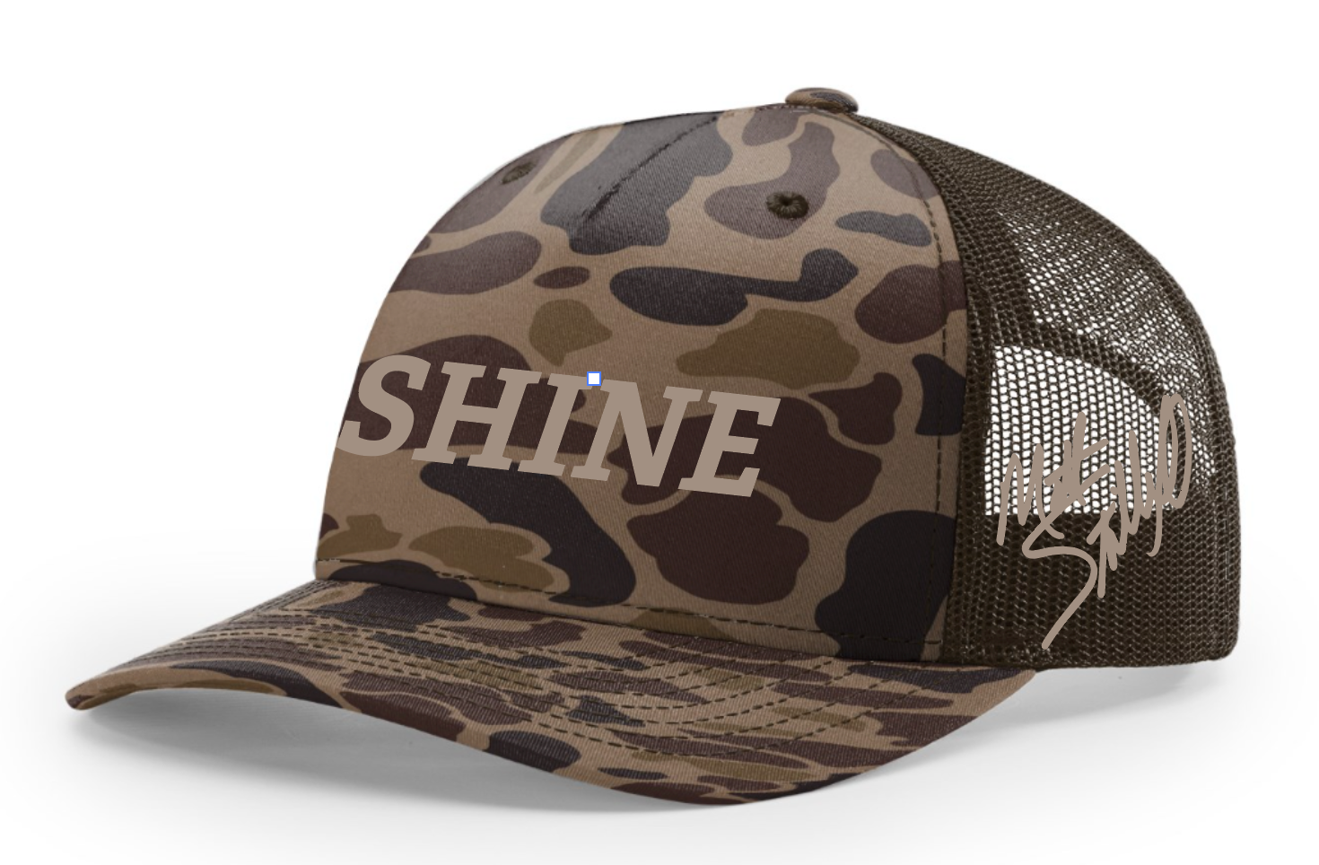 Shine Camo Mesh Back Hat