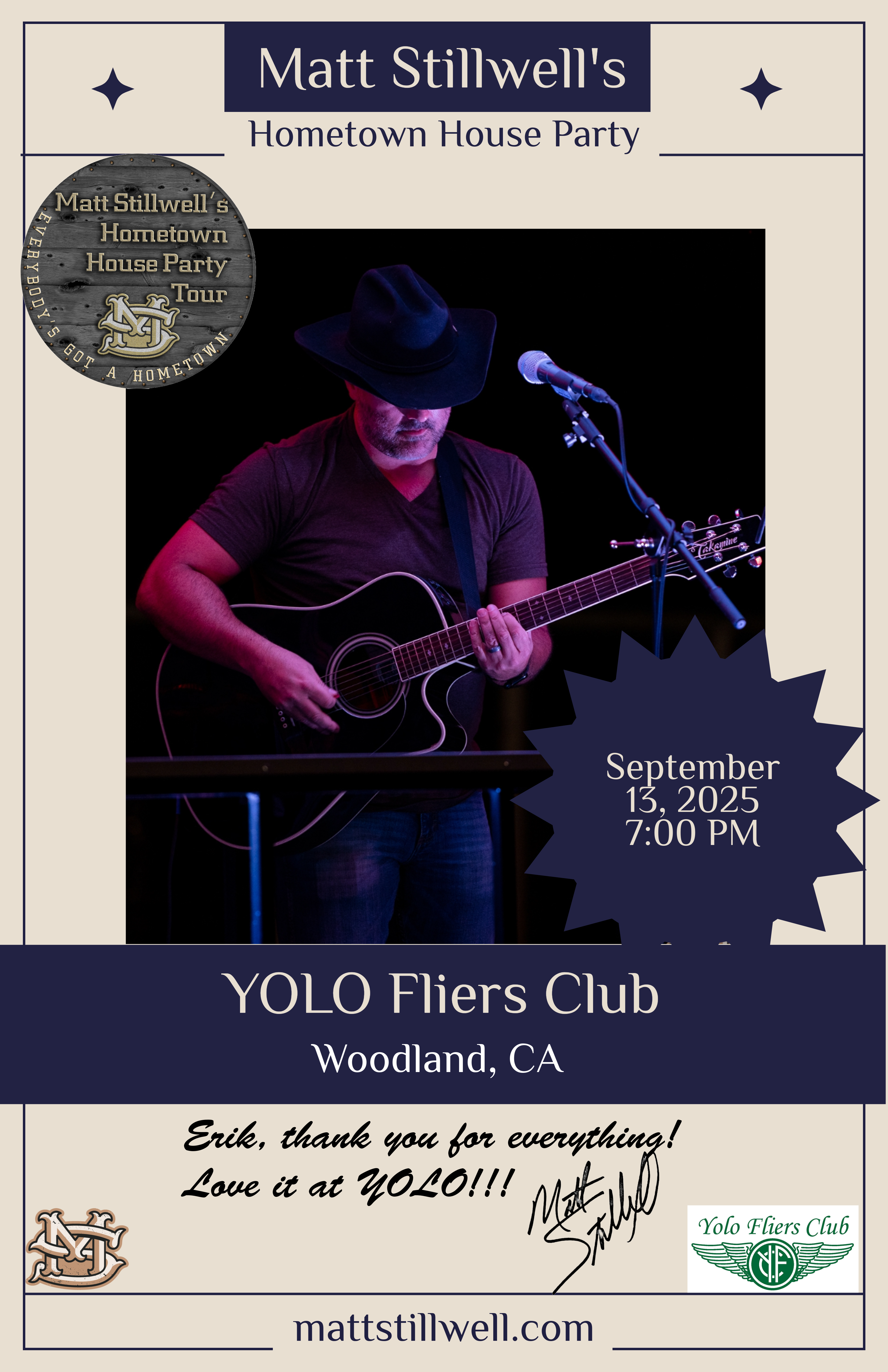 Hometown House Party/Vinyl Album/Poster  Bundle